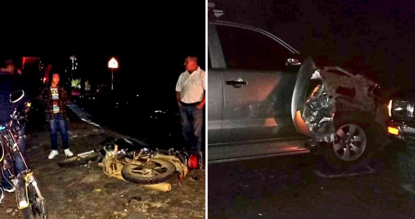 Choque frontal. Foto: Cortesía/Radio ABC Stereo