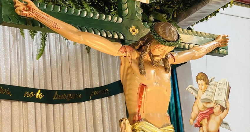 Celebración en honor al Señor de los Milagros. Foto: Santuario Señor de los Milagros - Diócesis de Estelí