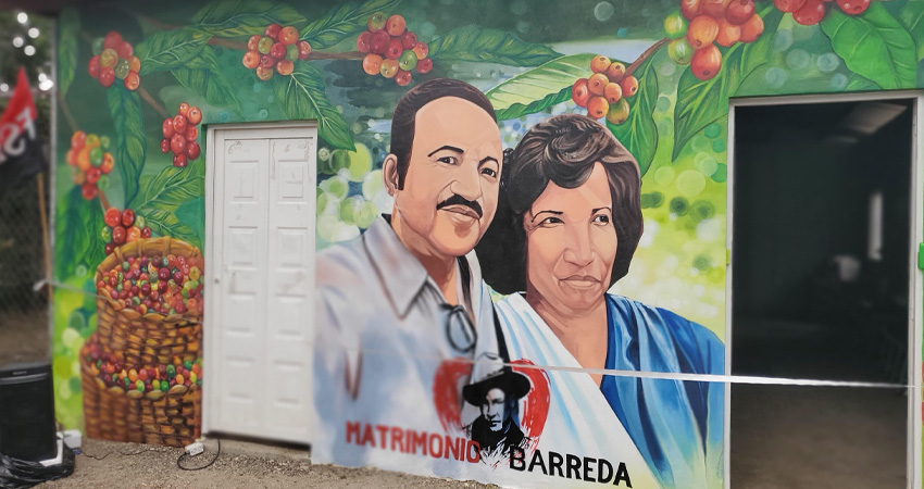 Mural en memoria del matrimonio Barreda. Foto: José Enrique Ortega/Radio ABC Stereo