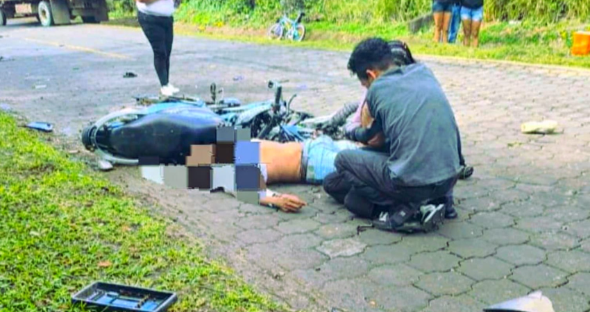 Otro motociclista pierde la vida en accidente. Foto: Cortesía/Radio ABC Stereo