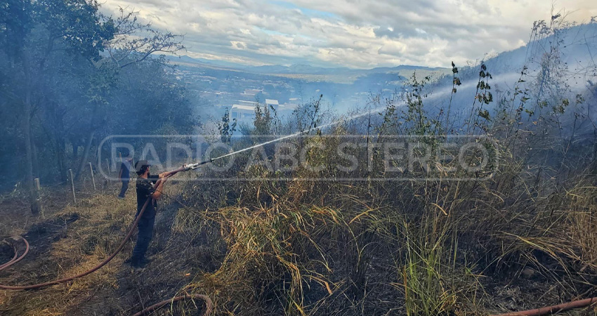 Incendio forestal. Foto: José Enrique Ortega/Radio ABC Stereo