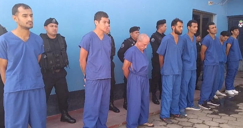 Diez personas detenidas en Estelí. Foto: Cortesía/Policía Nacional