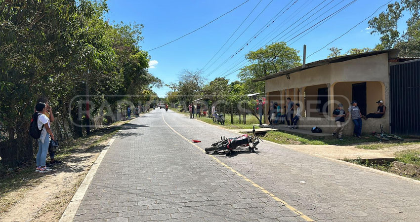 Motociclista atropelló a una niña en Chuslí. Foto: Cortesía/Radio ABC Stereo