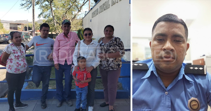 El día del accidente, el conductor invadió el carril contrario e impactó frontalmente la motocicleta en la que se movilizaba el inspector policial Lener José Salgado.