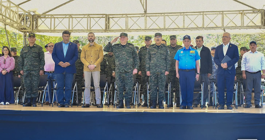 El informe fue dado a conocer por las autoridades militares. Foto: Ejército de Nicaragua