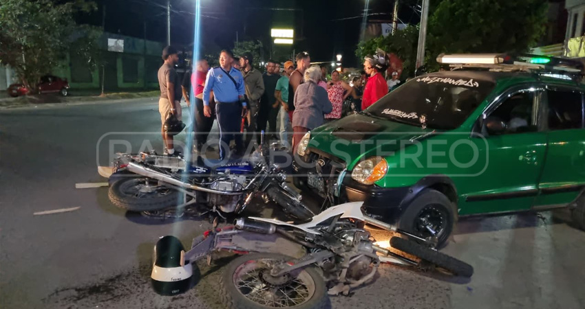 El accidente ocurrió cerca de Casa Pellas Estelí. Foto: José Enrique Ortega/Radio ABC Stereo