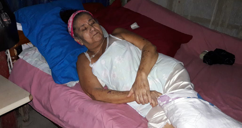 Esperanza Díaz Cano,  70 años de edad, sufre cáncer. Foto: Alba Nubia Lira/Radio ABC Stereo
