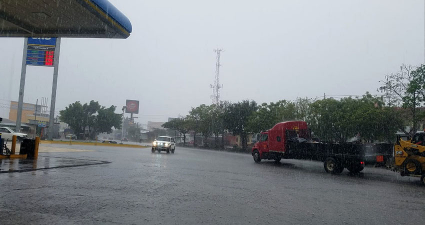 Lluvia registrada en la ciudad de Estelí. Foto: Roberto Mora Cárcamo/Radio ABC Stereo