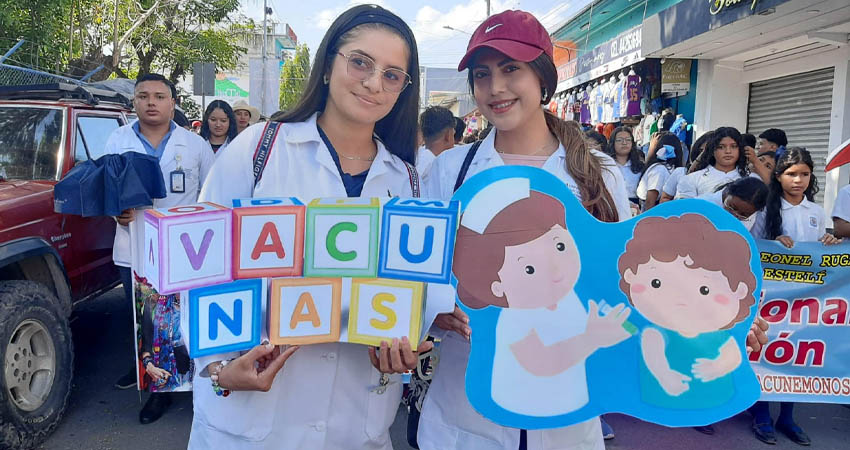 Lanzamiento jornada de vacunación en Estelí. Foto: Cortesía/Radio ABC Stereo