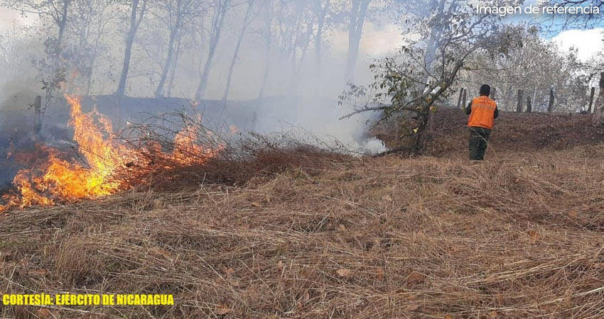 Incendios forestales en Estelí. Imagen de referencia
