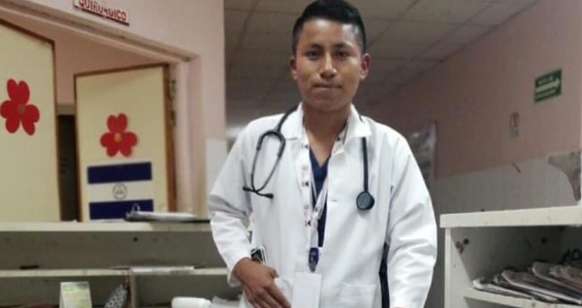 Ricky Pineda, estudiante de medicina en Estelí. Foto: Cortesía