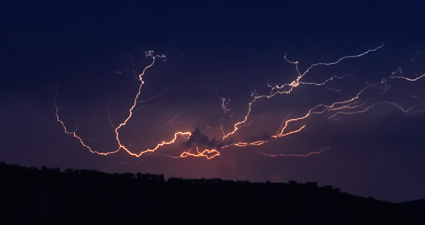 Las tormentas eléctricas representan diversos riesgos. Imagen de referencia