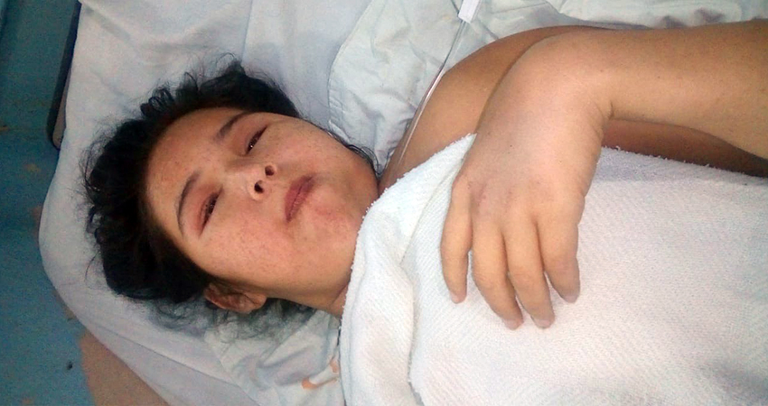 Sayrin Salgado padece de enfermedad crónica y está internada en Managua. Foto: Cortesía/Radio ABC Stereo