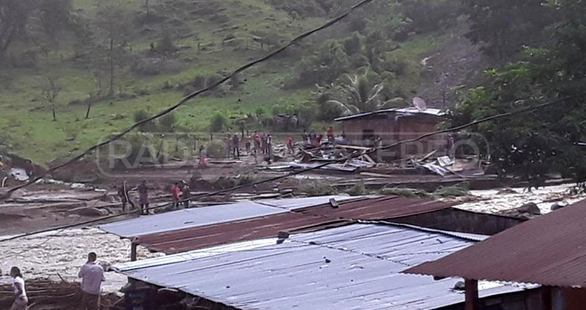 La tragedia ocurrió en la comunidad El Jilguero, en la microrregión de Wamblán, municipio de Jinotega. Foto: Cortesía/Radio ABC Stereo