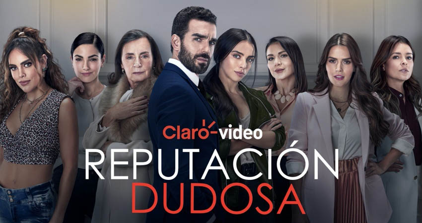 REPUTACIÓN DUDOSA está protagonizada por Marcus Ornellas, Claudia Álvarez, Marcela Guirado, Grettell Valdez y Sara Corrales.