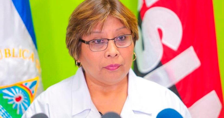 Martha Reyes, Ministra de Salud de Nicaragua. Foto: Cortesía