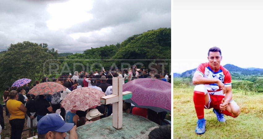 Sus honras fúnebres se realizaron en el cementerio de la comunidad Sabana Grande. Foto: Cortesía/Radio ABC Stereo