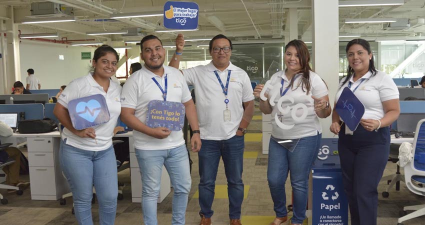 Tigo fortalece su reputación como marca empleadora. Foto: Cortesía/Tigo Nicaragua