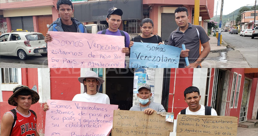 Un grupo de 10 migrantes venezolanos estuvo algunos días en la ciudad de Estelí, donde solicitaron apoyo para poder seguir su viaje hacia en Estados Unidos, en busca de mejorar las condiciones económicas de su familia. Ellos agradecen la solidaridad y el buen corazón de los nicaragüenses.
