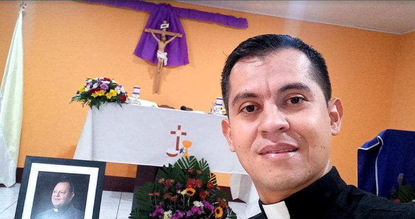 Padre Osman Amador, nuevo director de Cáritas Estelí. Foto: Cortesía/Radio ABC Stereo