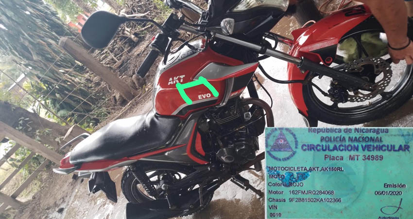 El propietario de una moto robada solicitó apoyo para encontrar su vehículo. Foto:Cortesía / Radio ABC Stereo