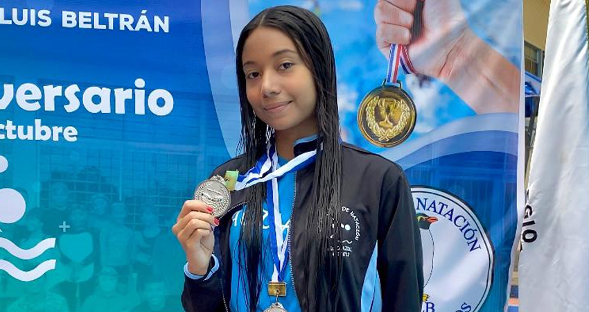Fernanda Gómez Selva acumula 9 medallas, de ellas 5 son de oro. Foto: Cortesía/Radio ABC Stereo
