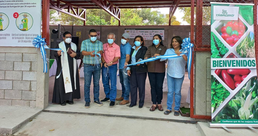 El centro de acopio se inauguró en alianza con ANIFODA y la Cámara Nicaragüense de Tabacaleros. Foto: Alba Nubia Lira/Radio ABC Stereo