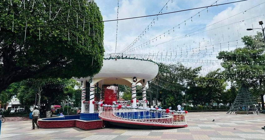Parque Central 16 de Julio, de Estelí. Foto: Alcaldía Municipal de Estelí