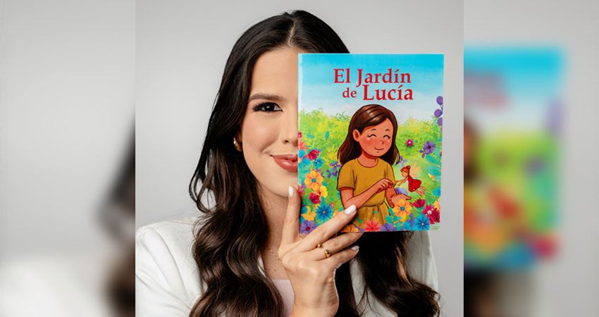 ‘El Jardín de Lucía’ es el primer cuento infantil de Diana Navarro. Foto: Cortesía/Diana Navarro
