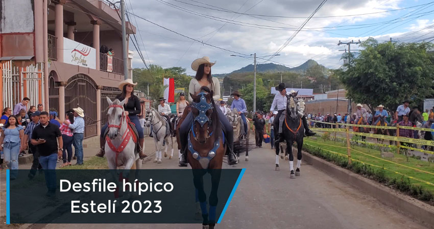 Desfile hípico de Estelí 2023