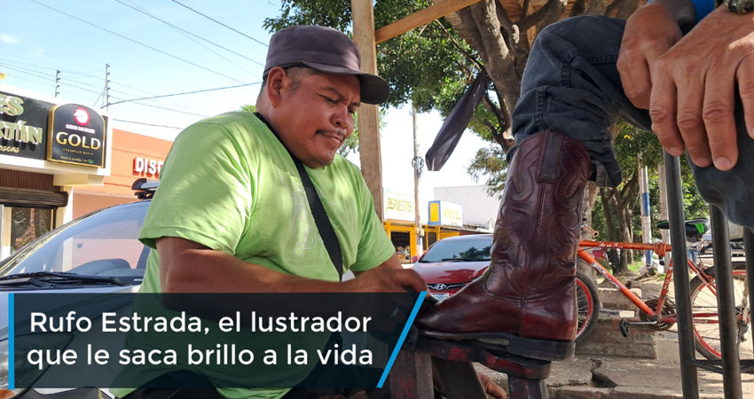 Rufo Estrada, el lustrador que le saca brillo a la vida