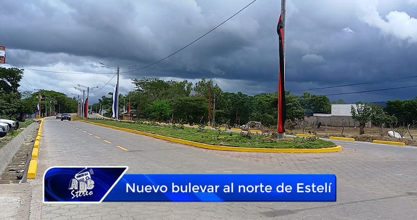 Nuevo bulevar al norte de Estelí