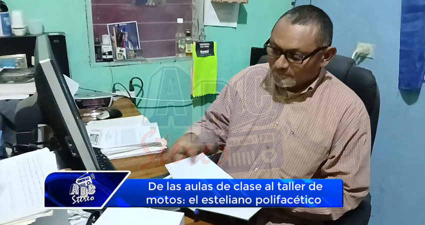 De las aulas de clase al taller de motos: el esteliano polifacético