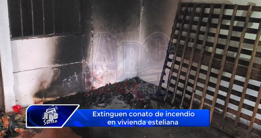Extinguen conato de incendio en vivienda esteliana