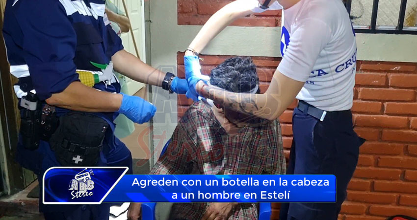 Agreden con un botella en la cabeza a un hombre en Estelí