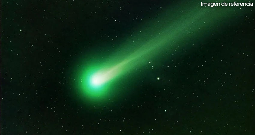 El cometa tiene un diámetro estimado de 1 kilómetro. Imagen de referencia