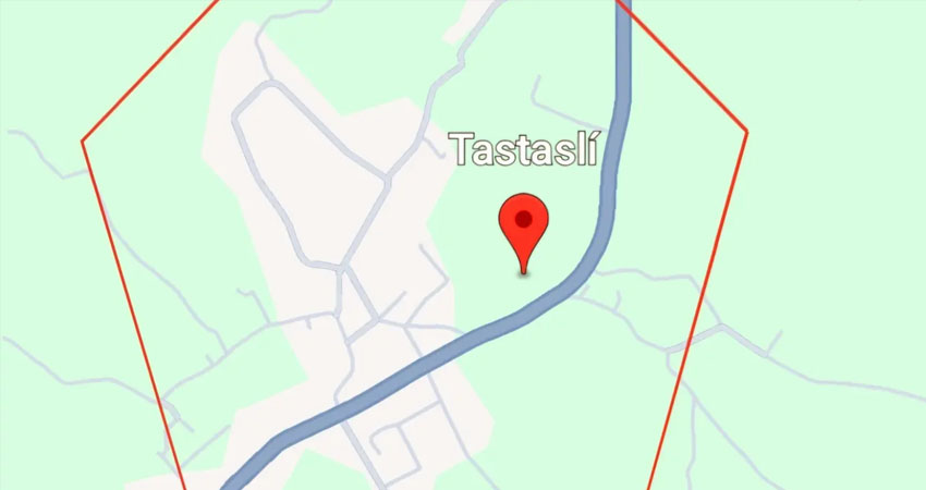 El accidente ocurrió en la comarca Tastalí. Imagen de referencia de la zona