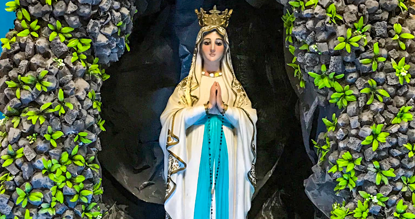 La Virgen de Lourdes también es conocida como patrona de los enfermos. Foto: Cortesía/Radio ABC Stereo
