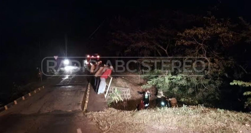 Un motociclista muerto y otro lesionado en Jinotega. Foto: Cortesía