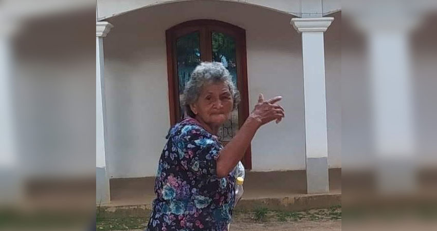 La mujer, de unos 75 años, acostumbraba deambular por las calles del municipio de Somotillo y zonas aledañas.
