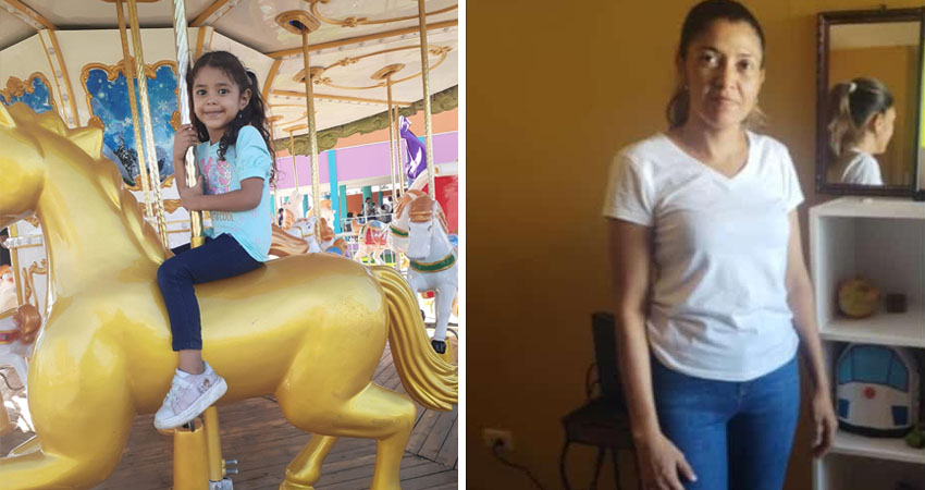 La denuncia ya fue interpuesta ante la Policía Nacional de Managua. Dayana del Carmen pide a las autoridades que la ayuden a recuperar a su hija.