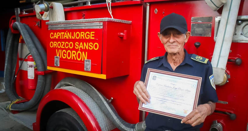 El capitán es cariñosamente conocido como “Vigorón”. Foto: Alcaldía de Ocotal