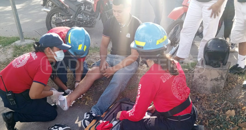 El joven resultó con lesiones. Foto: Cortesía/Radio ABC Stereo
