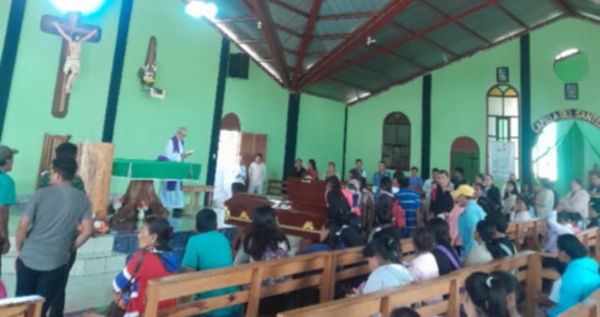 Los restros del nicaragüense llegaron este sábado. Foto: Cortesía