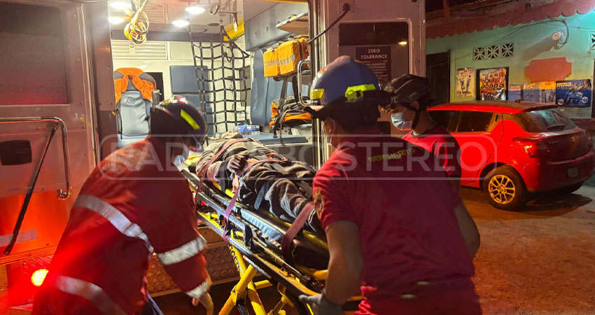 Hasta el momento se desconoce el estado de salud del hombre. Foto: Cortesía/Radio ABC Stereo