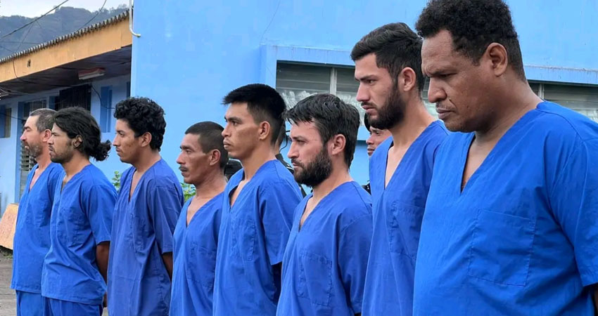 9 detenidos en Jinotega. Foto: Cortesía/Radio ABC Stereo