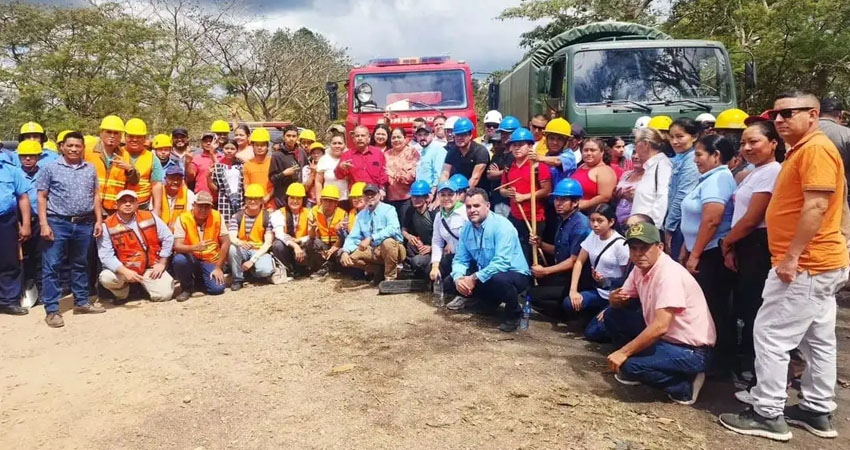 Lanzamiento de plan contra incendios. Foto: Cortesía