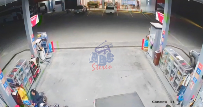 El robo fue cometido en la gasolinera Agroservi. Foto: Cortesía