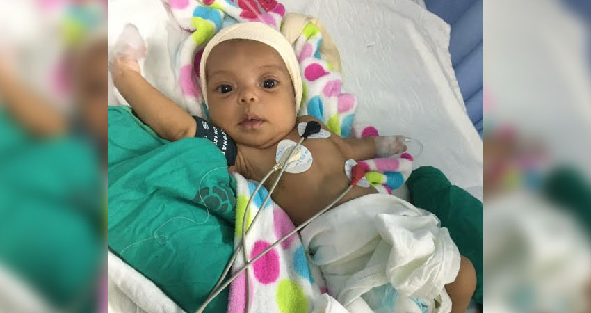 Esperan poder salvar la vida de la bebé. Foto: Cortesía/Radio ABC Stereo