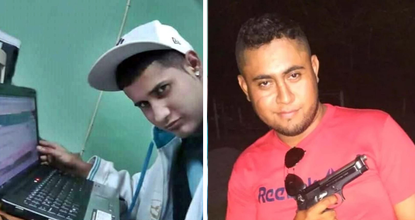 A la izquierda se observa el joven asesinado y a la derecha el presunto delincuente. Foto: Cortesía/Radio ABC Stereo